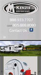 Mobile Screenshot of mckenzietrailers.com